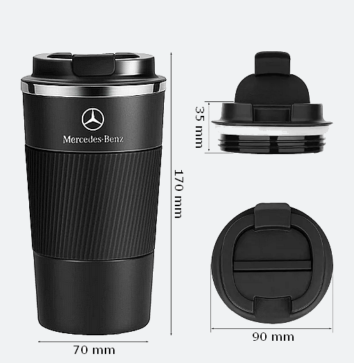 Termohrnek Mercedes-Benz - černý (510ml)